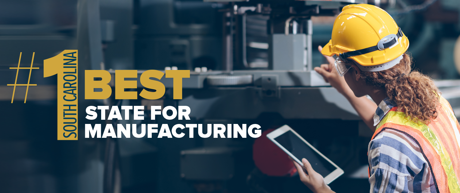 Number 1 Best State for Manufacturing